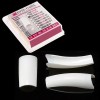 50buc unghii artificiale Royal White - nr.2, ENII NAILS