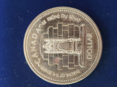 Moneda argint Canada 1 Dolar foto
