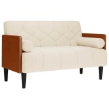 Cumpara ieftin Canapea loveseat cu perne de suport 110 cm in