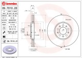 BREMBO 09.7010.21 PRIME LINE - UV Coated Disc frana