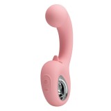 Vibrator Erynnyes, 15 Moduri Stimulatoare, Silicon, USB, Roz, 15.4 cm
