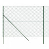 Gard de plasa de sarma, verde, 1,8x10 m GartenMobel Dekor, vidaXL