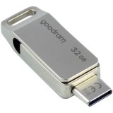 Cumpara ieftin Memorie OTG Goodram ODA3, 32GB, USB 3.0-Type C, Argintiu