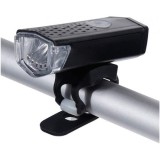 Cumpara ieftin Far Bicicleta LED USB Reincarcabil 1200mAh Impermeabil Dactylion, 3 Moduri Iluminare, ABS, Suport Ghidon Inclus