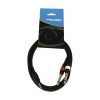 Cablu Audio Jack 3.5mm Stereo la 2x Jack 6.35mm Mono, 1.5m, Negru