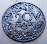 1.563 POLONIA 2O GROSZY 1923, Europa, Nichel