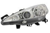 Far Peugeot 207 (W_) 05.2006-12.2013 Valeo partea Stanga, tip bec H1+H7+H7 cu motoras, cu lumina viraje, far cu lupa,