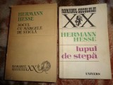 Hermann Hesse - Jocul cu margele de sticla + Lupul de stepa . Siddhartha ( pretul este pentru ambele carti )