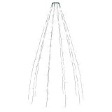 Cumpara ieftin Instalatie brad de Craciun cu 150 LED-uri alb rece 150 cm