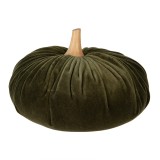 Cumpara ieftin Dovleac decorativ lemn natur textil verde DV 25x16 cm