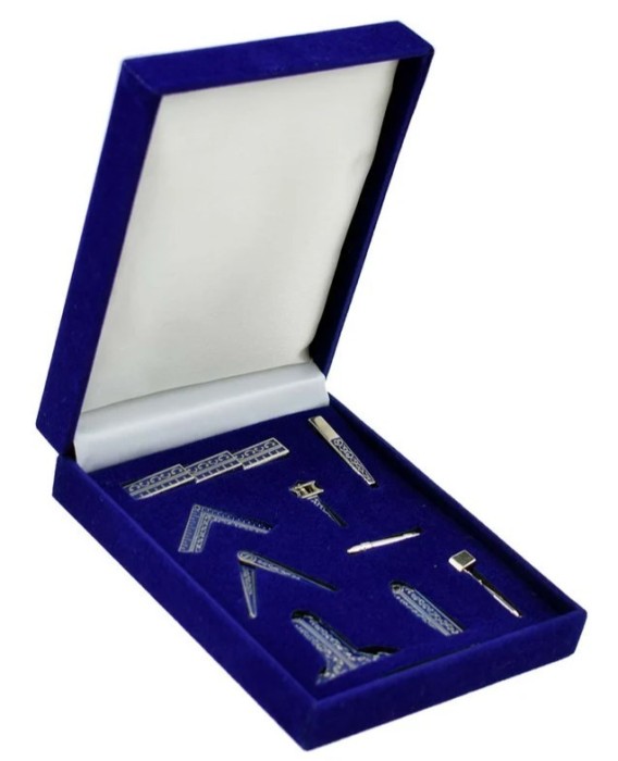 Miniatura Unelte Masonice - Cadou de Prestigiu pentru Francmasoni MM71