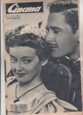 bnk rev Revista Cinema 3 iunie 1939 foto