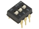 Comutator DIP-SWITCH 3 Secțiuni ON-OFF 24VDC