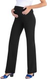 Cumpara ieftin Pantaloni de maternitate pentru gravide MAMAJEANS Cinzia, Negru, M 38 - OUTLET
