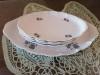 Set platouri porțelan ovale made in RSR vintage - 5 piese, Romania