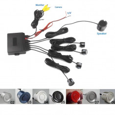 Kit senzori de parcare pentru camera video spate cu buzzer foto