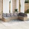 vidaXL Set de canapele pentru grădină cu pernă 8 pcs Bej Rattan poli 3345480