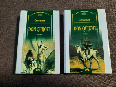 Don Quijote de la Mancha &amp;ndash; Cervantes EDITIE DE LUX LEDA 2 VOLUME foto