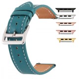 Curea piele, compatibila Apple Watch 10, 42mm, Turcoaz
