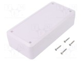Carcasă universală KRADEX 89mm x 189mm x 50mm ABS albă