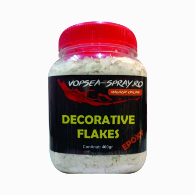 Chips-uri Decorative Albe / White 400gr. foto