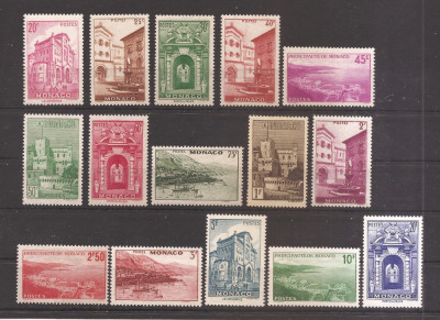 Monaco 1938-1939 - Motive locale, MNH (vezi descrierea) foto