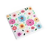 Cumpara ieftin Suport vase fierbinti pluta ceramica multicolora decor Floral cm 15 x 15 H