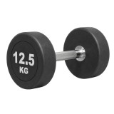 Gantera SportMann Profi CPU 12,5 kg cu invelis poliuretan si maner ergonomic