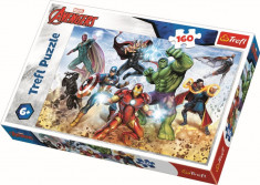 Puzzle clasic pentru copii - Avengers pregatiti pentru salvarea lumii 160 piese foto
