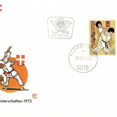 JUDO CAMPIONATUL MONDIAL AUSTRIA FDC 1975