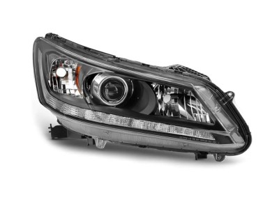 Far Honda Accord, 09.202015 modele cu 4 usi, partea Dreapta, Taiwan, cu &amp;amp;quot; lumina timp de zi&amp;amp;quot; tip LED; Tip=USA; H11+HB3+W5W+WY28/8W; manual; foto