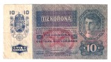 AUSTRO UNGARIA 10 TIZ COROANE KORONA 1915