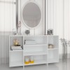 Gossi servanta, alb, 120x30x75 cm, pal