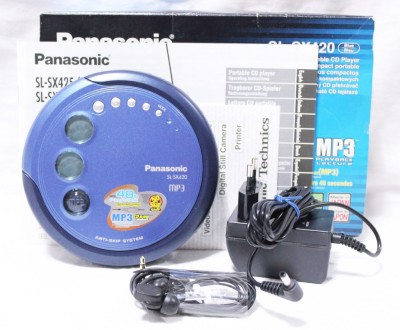 CD Player portabil Panasonic SL-SX420 Audio CD MP3 cu accesorii in cutia originala foto