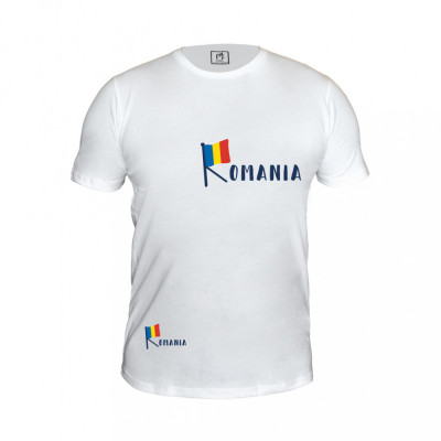 Tricou Romania, Tricolor, 100% bumbac, MB195 foto