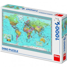 Puzzle - Harta politica a lumii (1000 piese)