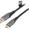 Cablu USB 2.0 A la C 3m Negru