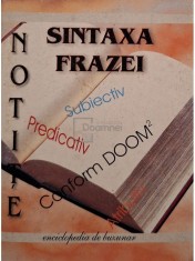 Sintaxa frazei, notite foto