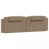 Cumpara ieftin Perna pentru tablie pat, Viana, cappuccino, 180 cm, piele artificiala