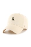 47 brand șapcă de baseball din bumbac Dog Base Runner Icon culoarea bej, uni, XX-BSRIC1411GWS-NTJ