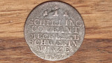 Mecklenburg - Schwerin -moneda de colectie rara- 1 Schilling Courant 1767 argint, Europa
