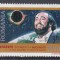 ROMANIA 1999 LP 1489 PAVAROTTI IN CONCERT LA BUCURESTI IN ZIUA ECLIPSEI SERIE MNH