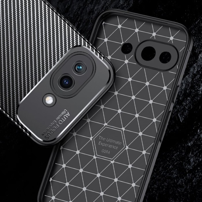 Husa Techsuit - CarbonFiber - Google Pixel 9a - Black