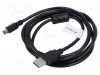 Cablu USB 2.0 Lanberg, 1.8m, USB A - Mini USB B, Mufă Aurită, Negru