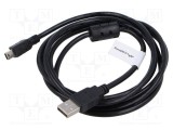Cablu USB 2.0 LANBERG 1,8m USB A la USB B mini mufă aurit negru