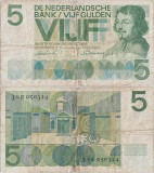 1966 ( 26 IV) , 5 gulden ( P-90a ) - Țările de Jos