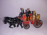 Bnk jc Matchbox Yesteryear Y4 Shand Mason Horse-Drawn Fire Engine