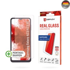Folie sticla premium Samsung Galaxy A23 Displex Real Glass 2D, transparenta foto