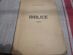 Constantin Miu Lerca - Biblice - poezii - 1932 foto