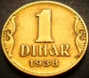 Moneda istorica 1 DINAR - YUGOSLAVIA, anul 1938 * cod 3272, Europa